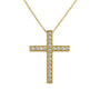 Celina | Pave Cross Necklace - Bara Boheme