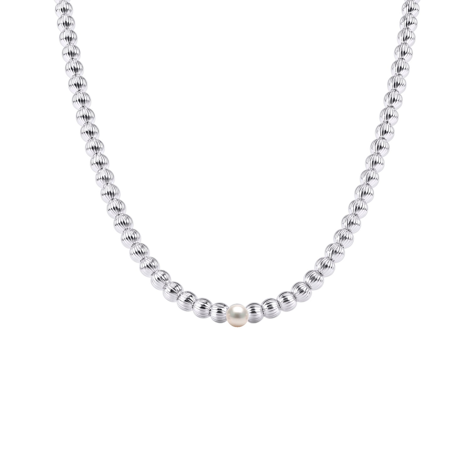 Charlotte | Gold Filled Beaded Necklace with Pearls