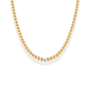 Charlotte | Gold Filled Beaded Necklace with Pearls - Bara Boheme