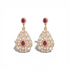 Cherish | Diamond Earrings with Moonstone - Bara Boheme