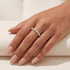 Chloe Pearl Beaded Stretchy Ring - Bara Boheme