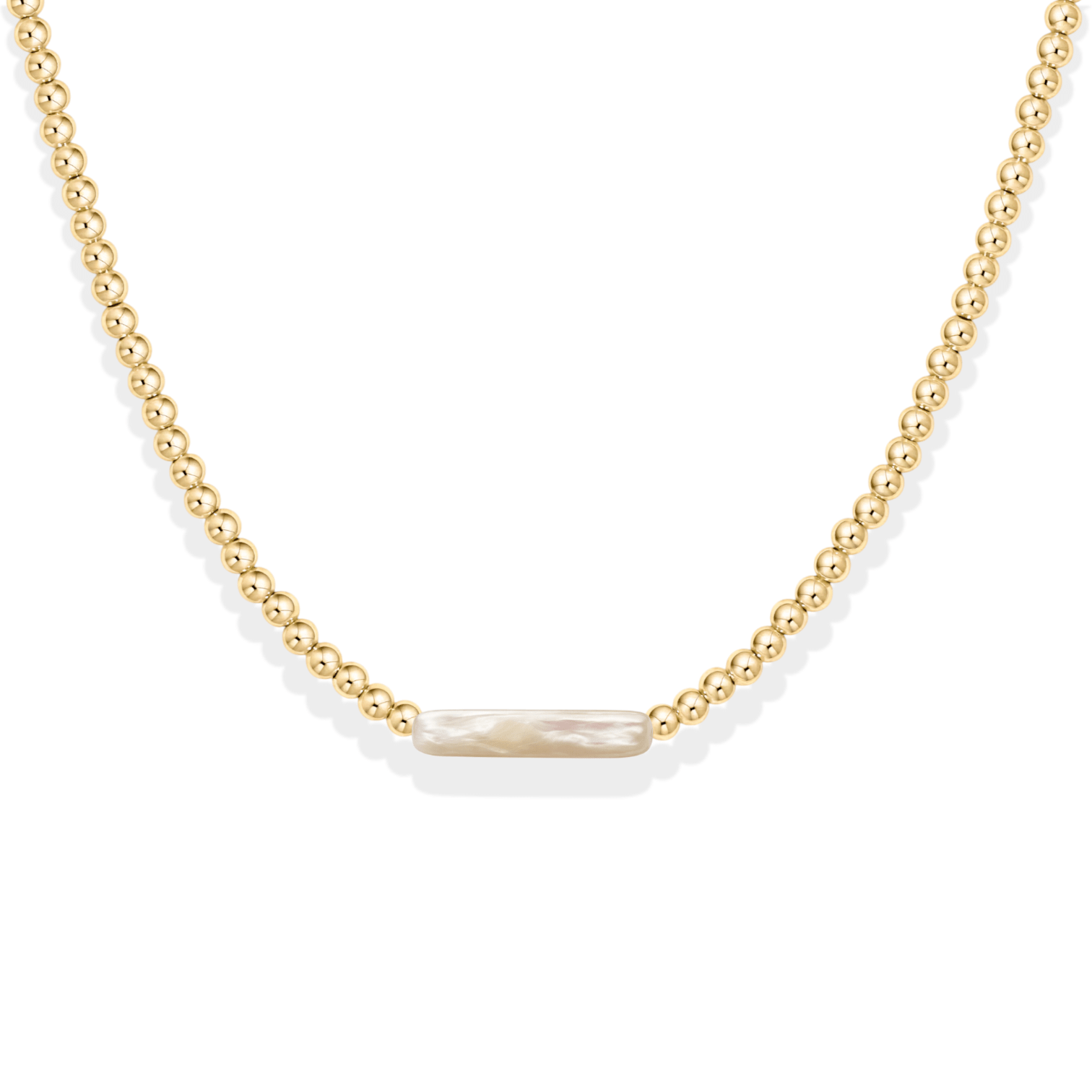 Chrishell | Gold Filled Beaded Necklace - Bara Boheme