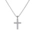Christina | Large Cross CZ Necklace - Bara Boheme