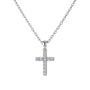 Christina | Large Cross CZ Necklace - Bara Boheme