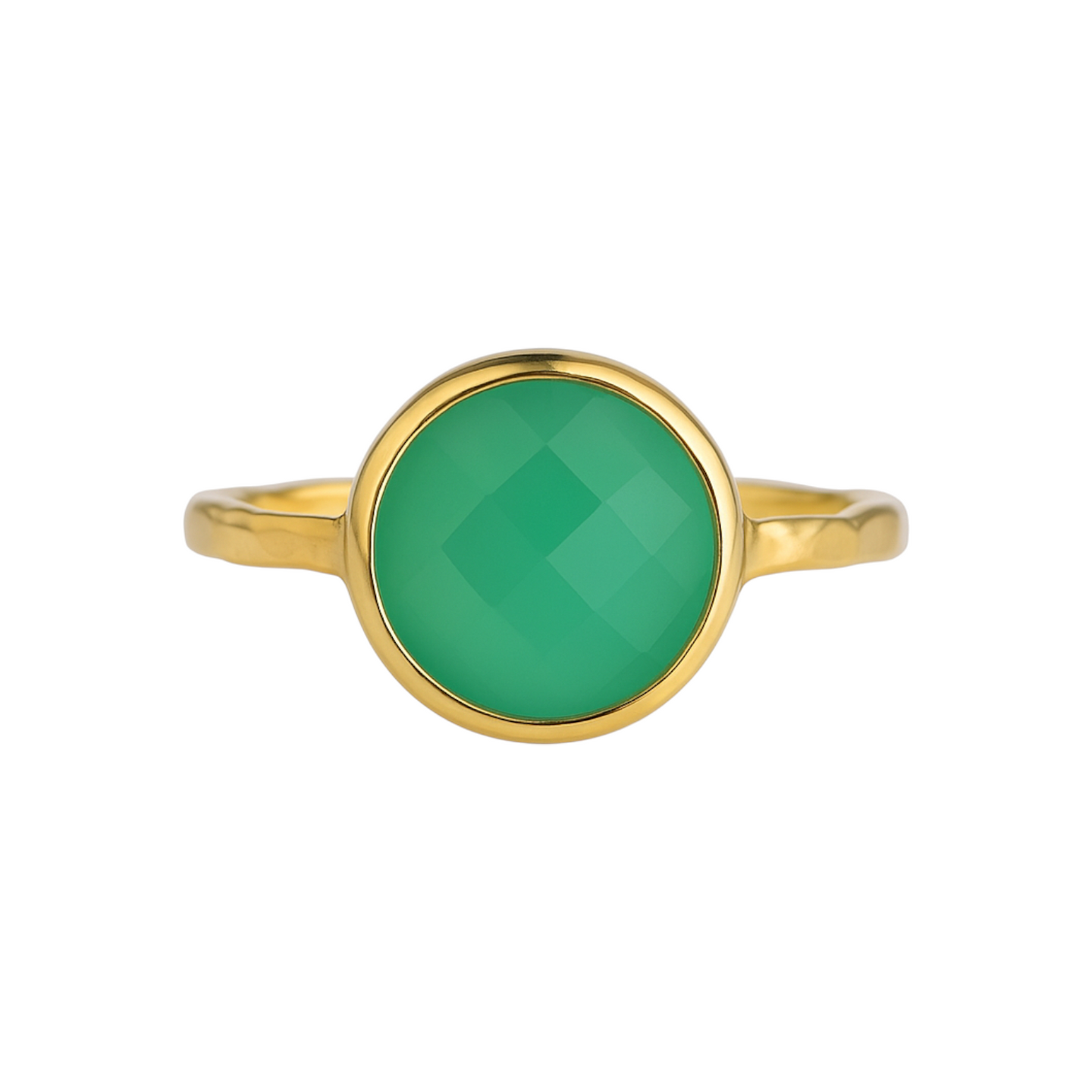 Chrysoprase | Bezel Ring