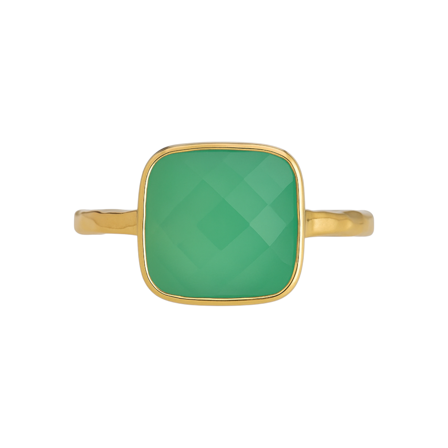 Chrysoprase | Bezel Ring