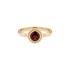 Circe — Solid Gold Ring with Embellishment - Bara Boheme