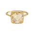Citrine | Bezel Ring - Bara Boheme