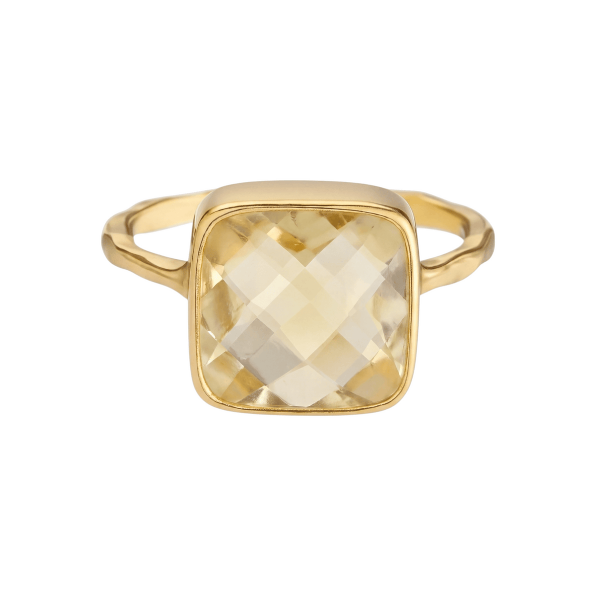 Citrine | Bezel Ring - Bara Boheme