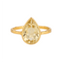 Citrine | Bezel Ring - Bara Boheme