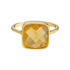 Citrine | Bezel Ring - Bara Boheme