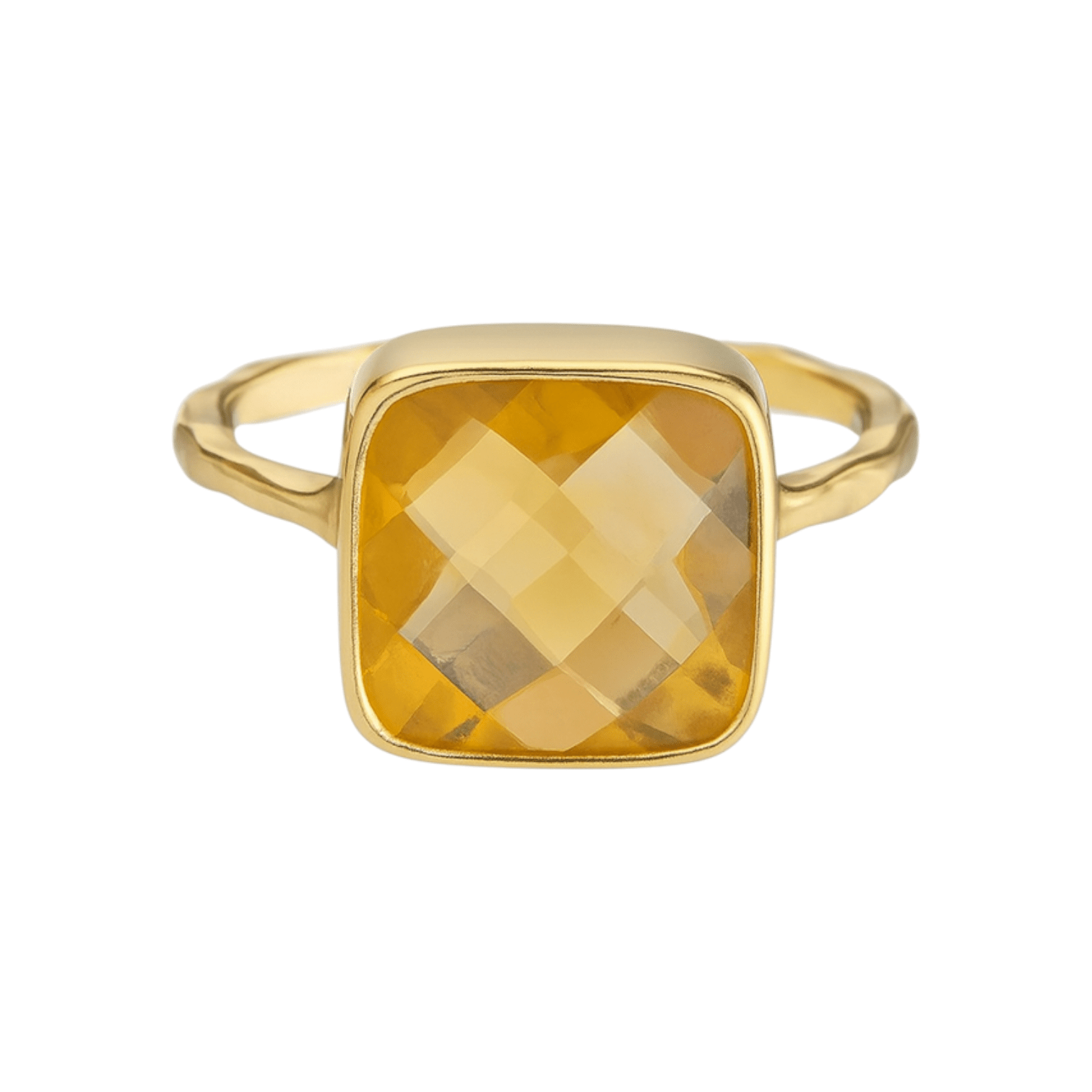 Citrine | Bezel Ring - Bara Boheme