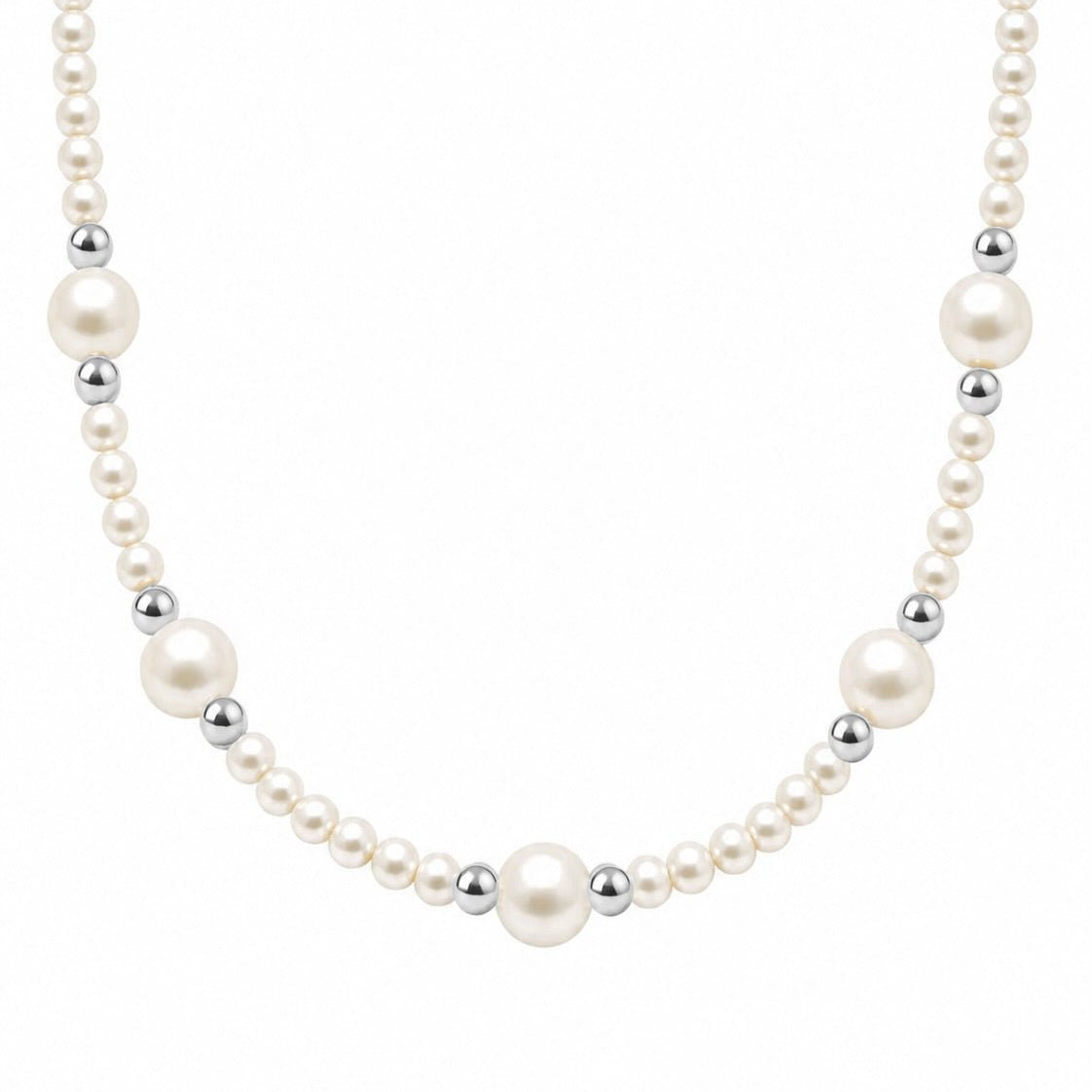Claire | Gold Filled Beaded Necklace with Pearls - Bara Boheme