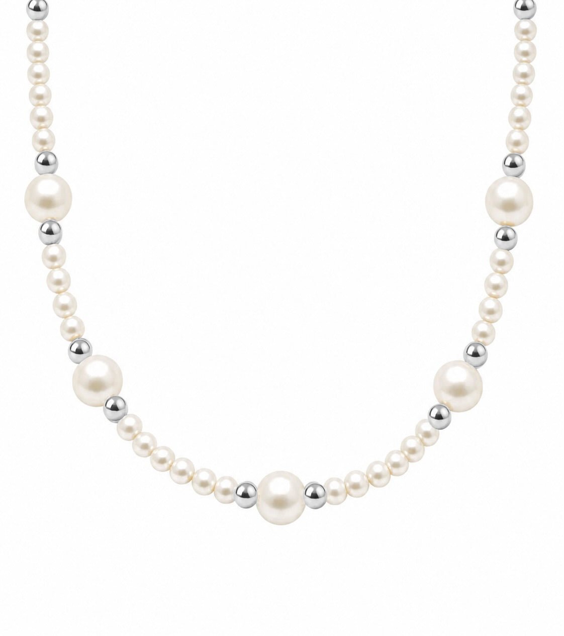Claire | Gold Filled Beaded Necklace with Pearls - Bara Boheme