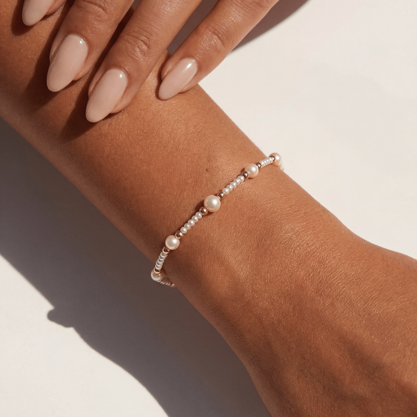 Claire Pearl Beaded Bracelet - Bara Boheme