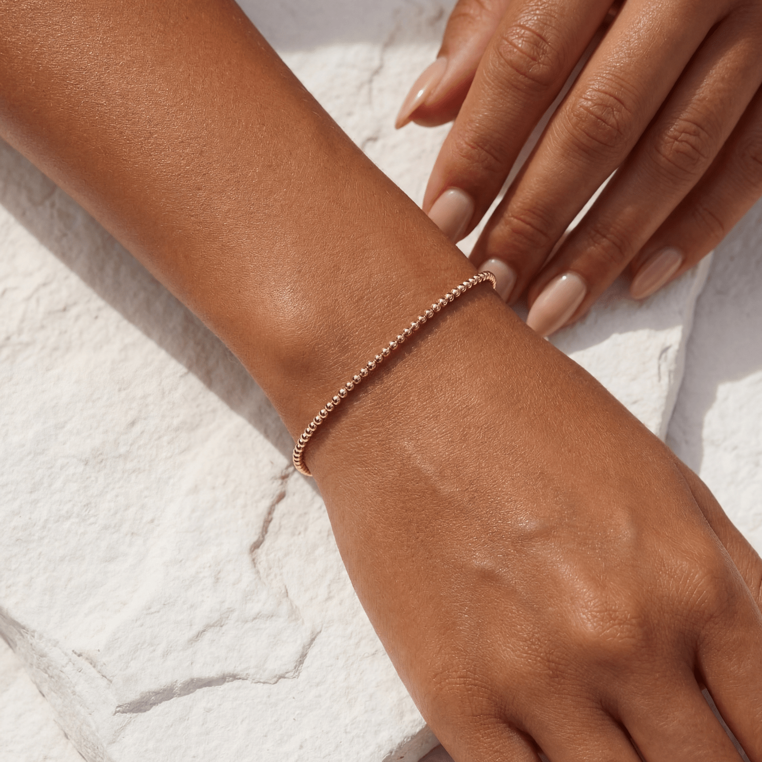 Classic 2mm Beaded Bracelet - Bara Boheme