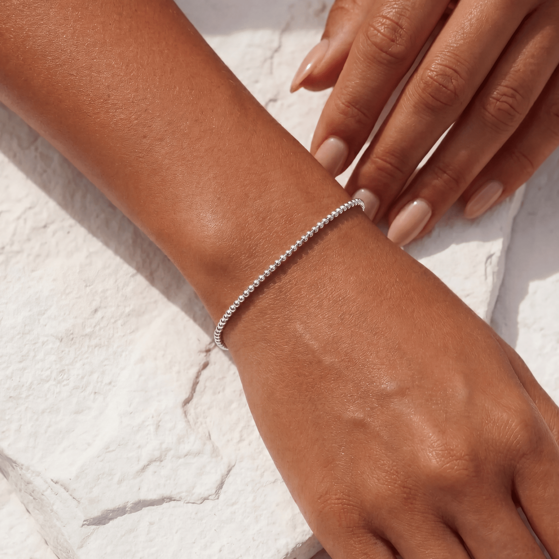 Classic 2mm Beaded Bracelet - Bara Boheme