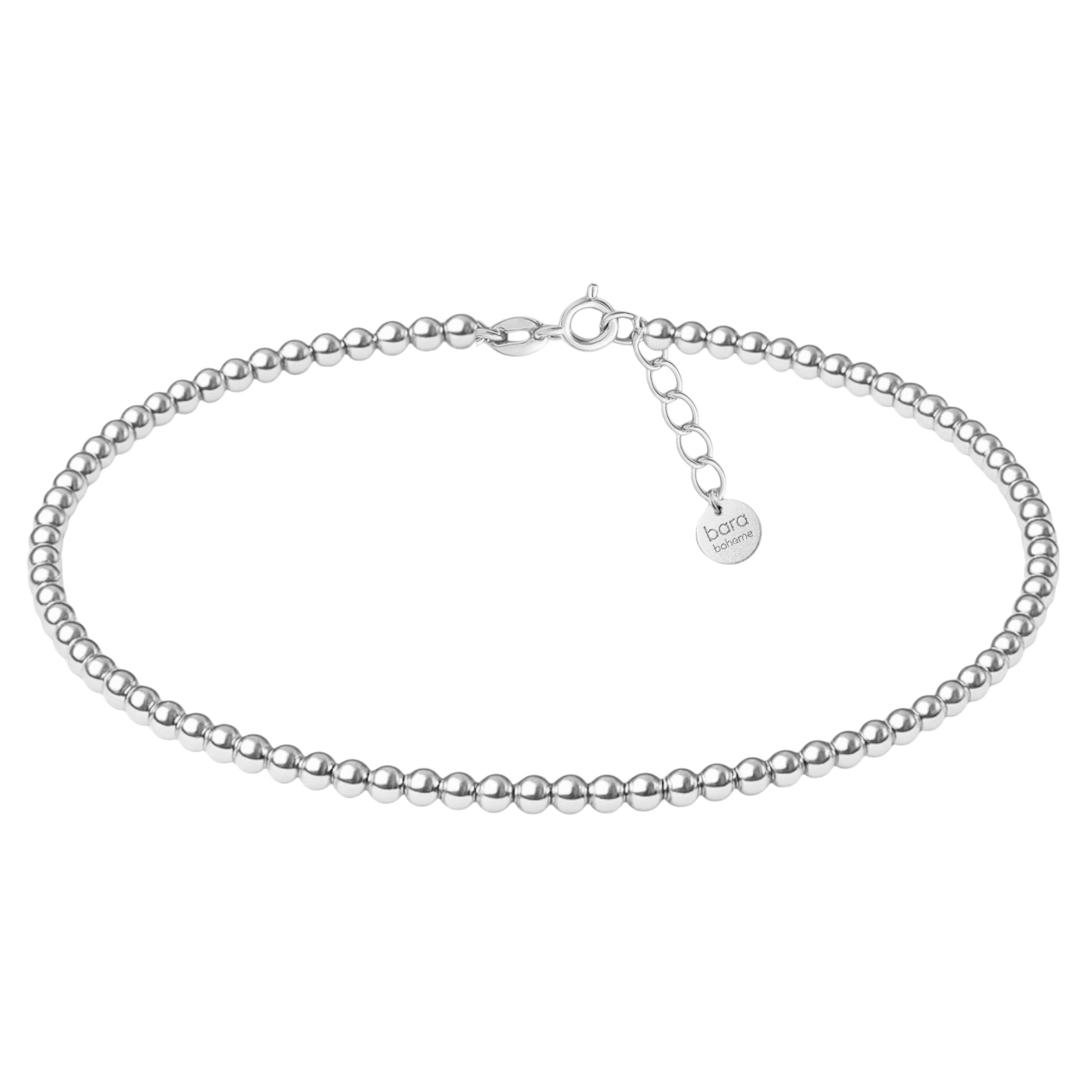 Classic 2MM | Gold Filled Beaded Anklet - Bara Boheme