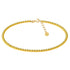 Classic 2MM | Gold Filled Beaded Anklet - Bara Boheme