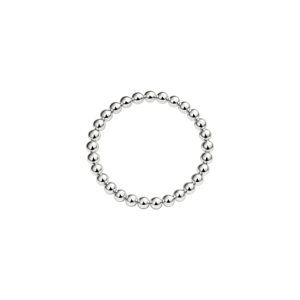 Classic 3mm Beaded Stretchy Ring - Bara Boheme