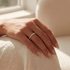 Classic 3mm Beaded Stretchy Ring - Bara Boheme