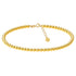 Classic 3MM | Gold Filled Beaded Anklet - Bara Boheme