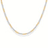 Classic 3mm Triple 2Tone Beaded Necklace - Bara Boheme