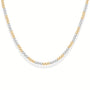 Classic 3mm Triple 2Tone Beaded Necklace - Bara Boheme