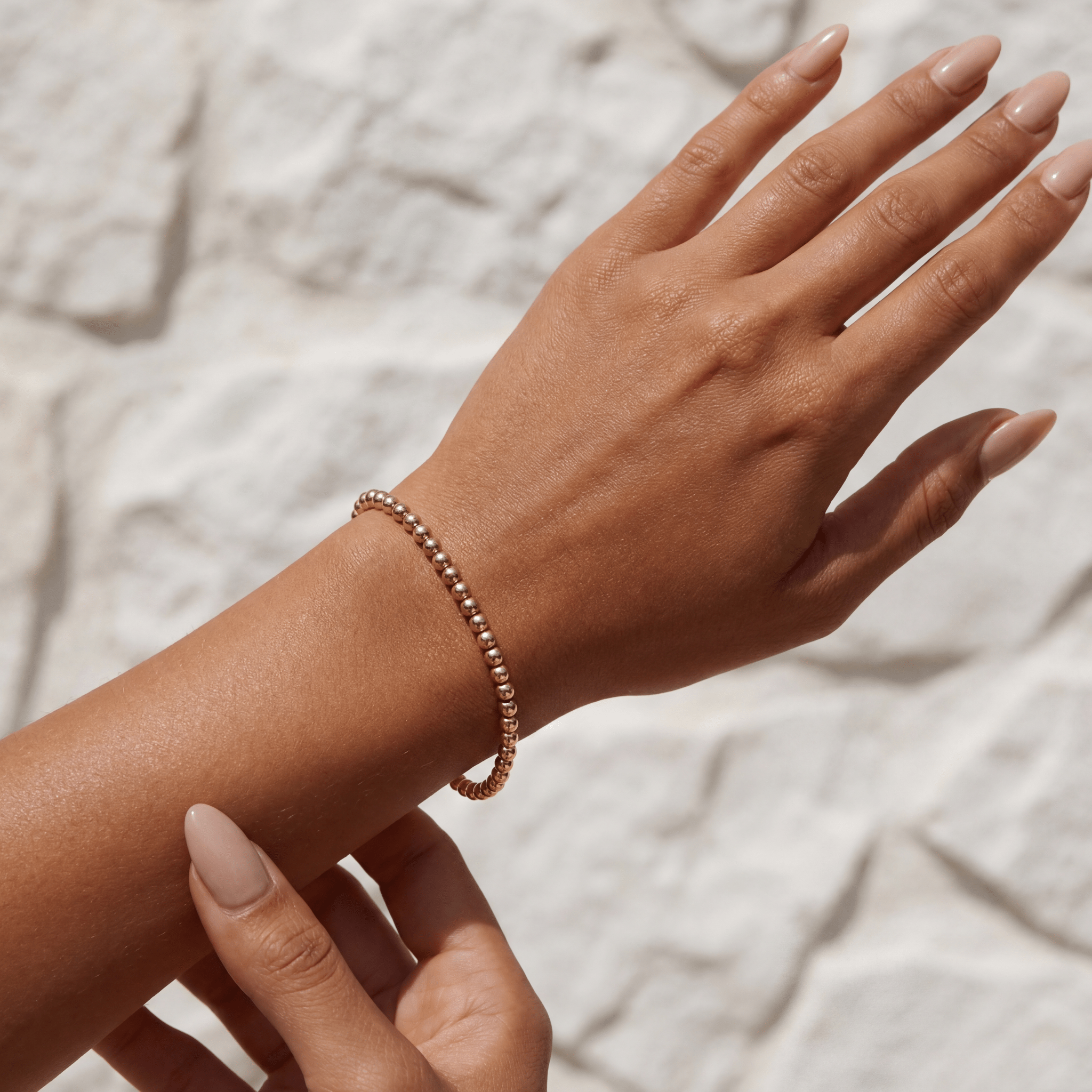 Classic 4mm Beaded Bracelet - Bara Boheme