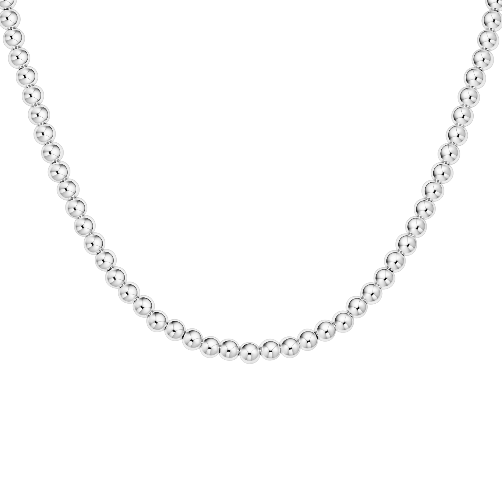 Classic 4mm Beaded Necklace - Bara Boheme