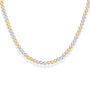 Classic 4mm Triple 2Tone Beaded Necklace - Bara Boheme