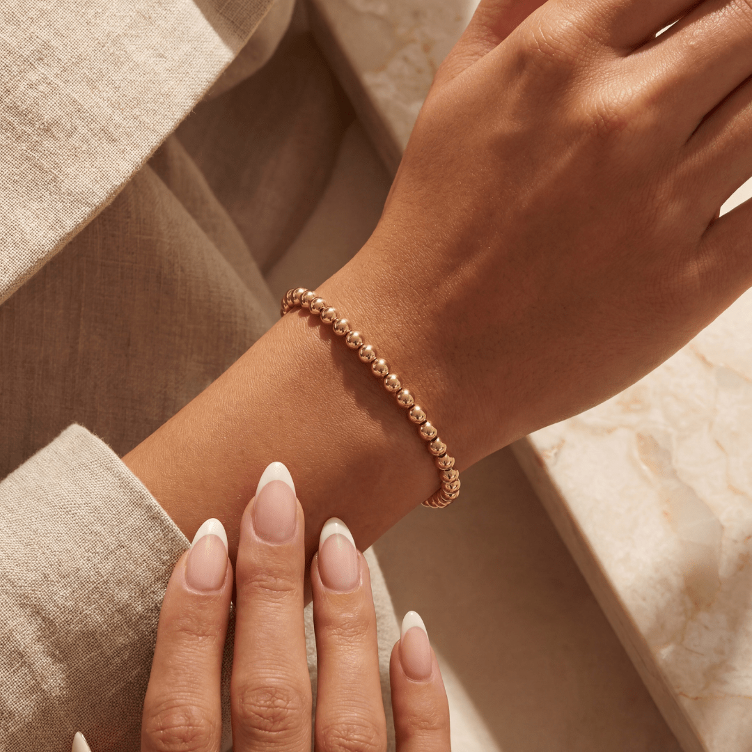 Classic 5mm Beaded Bracelet - Bara Boheme