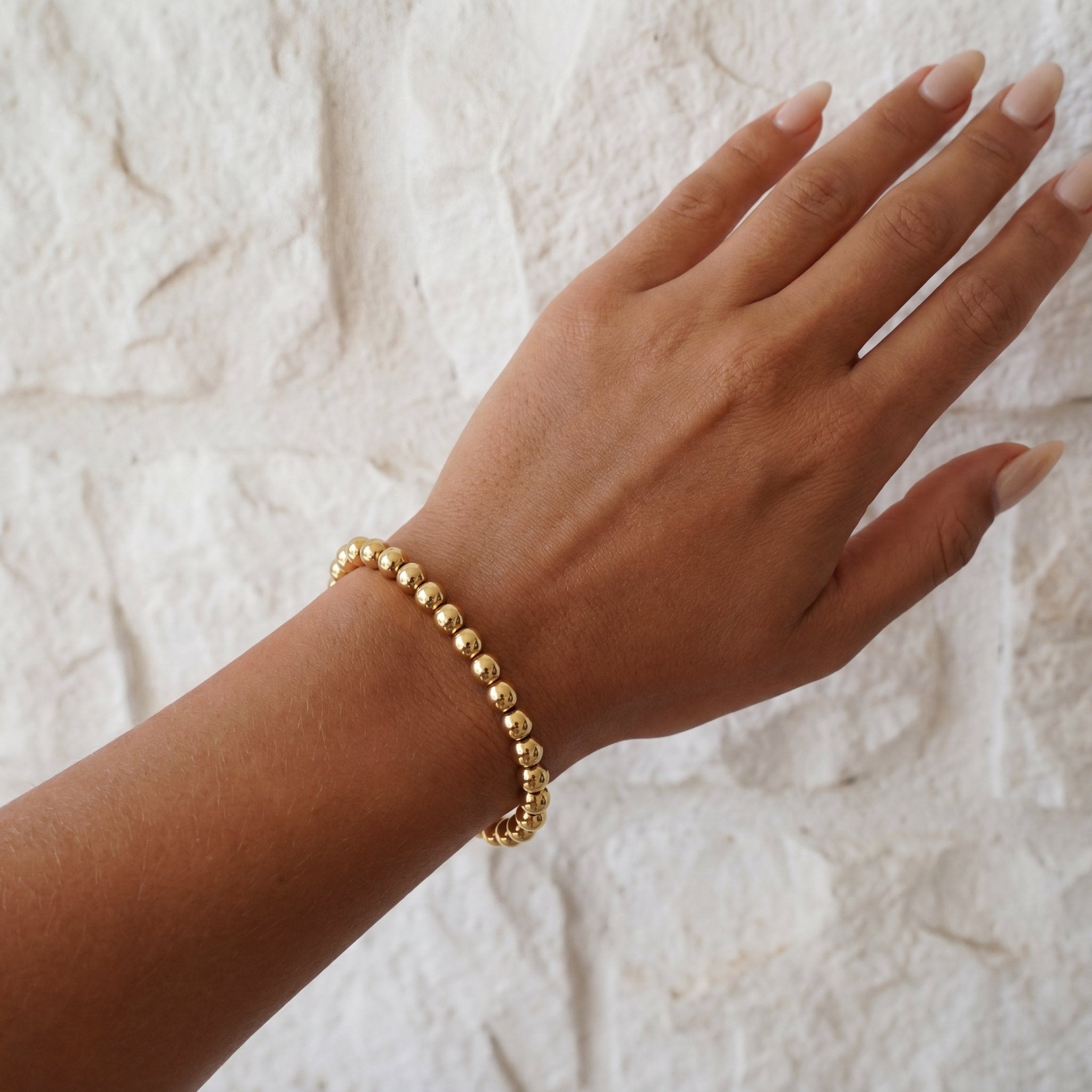 Classic 6mm Beaded Bracelet - Bara Boheme