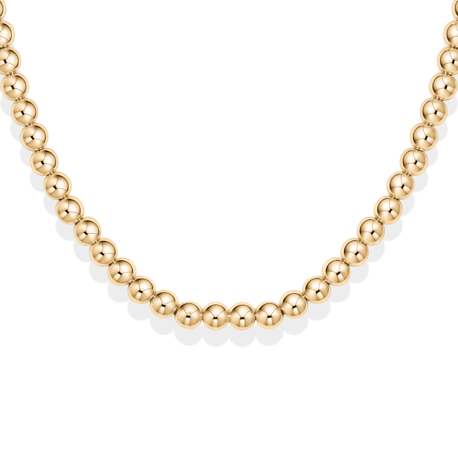 Classic 6mm Beaded Necklace - Bara Boheme