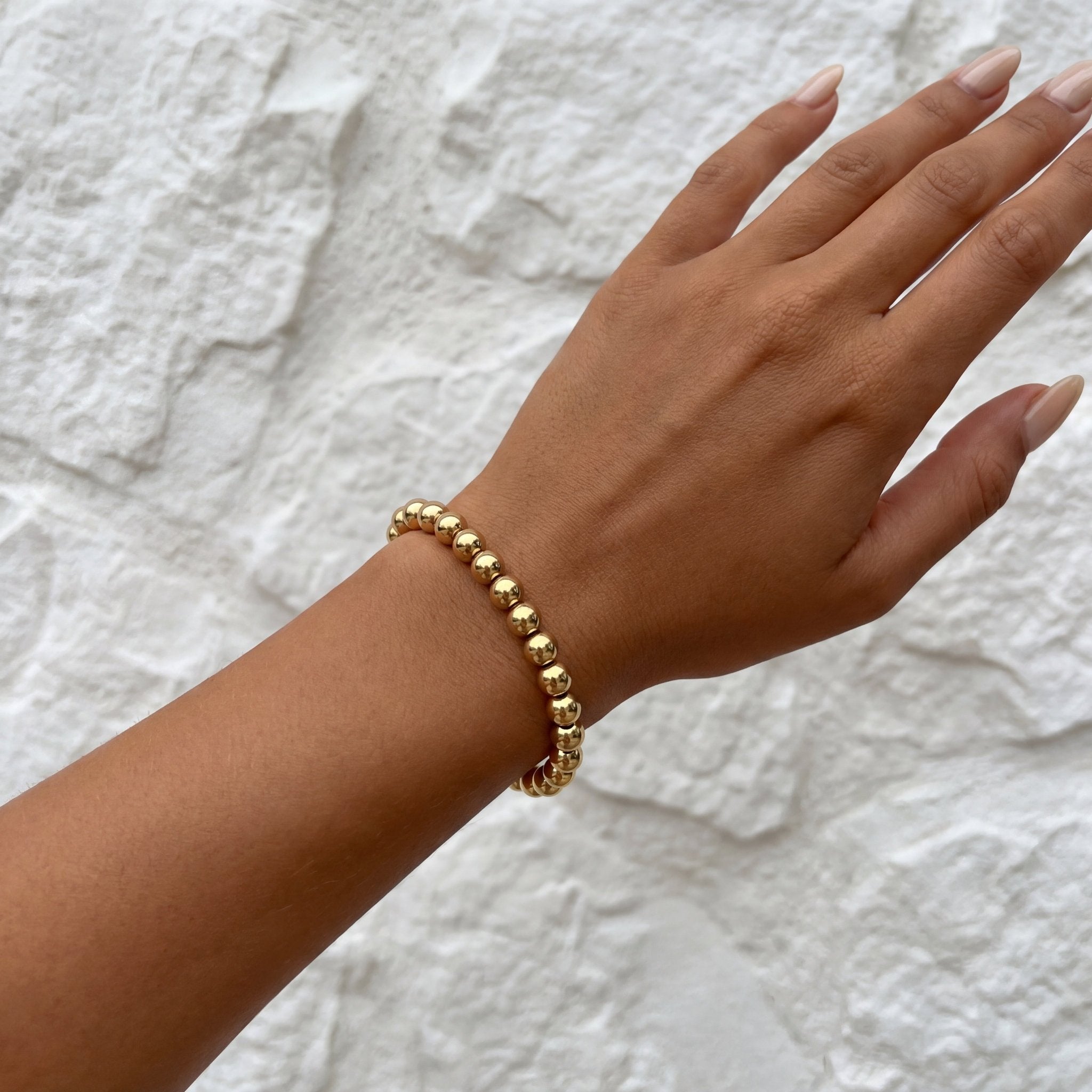 Classic 7mm Beaded Bracelet - Bara Boheme