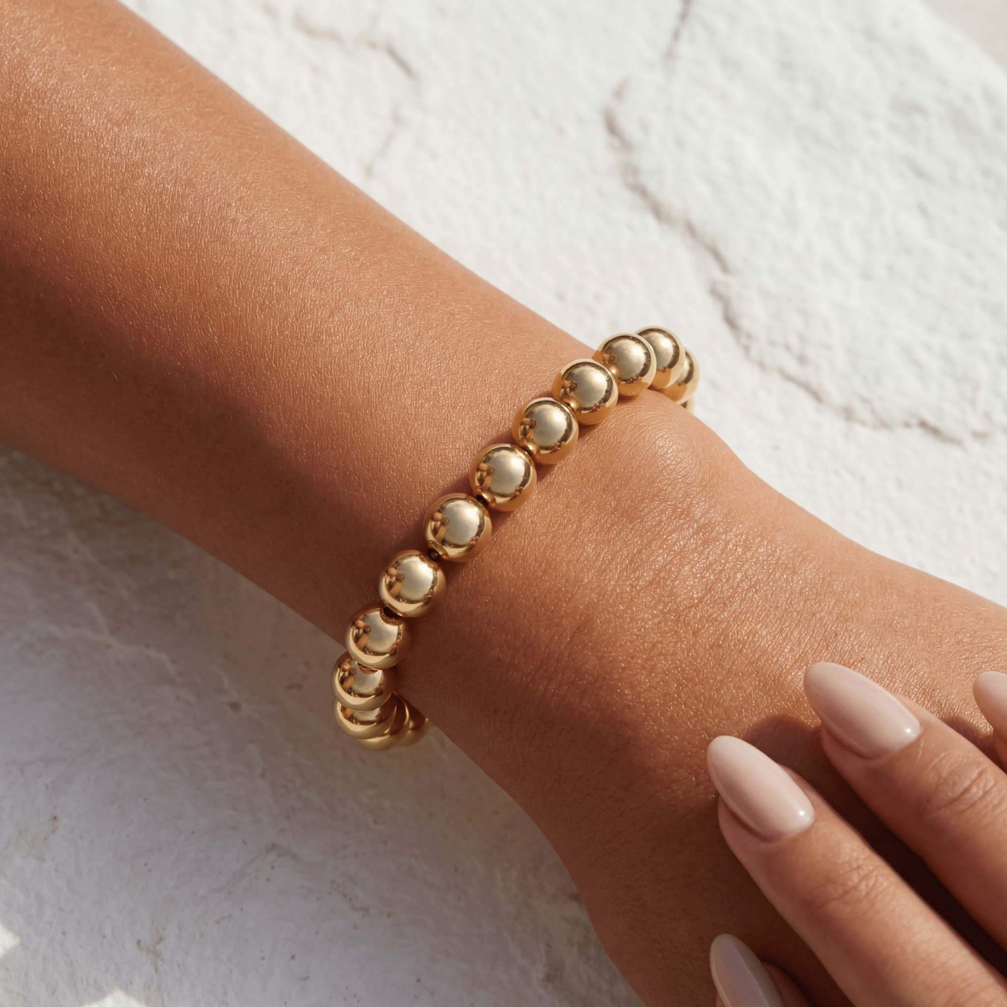 Classic 8mm Beaded Bracelet - Bara Boheme