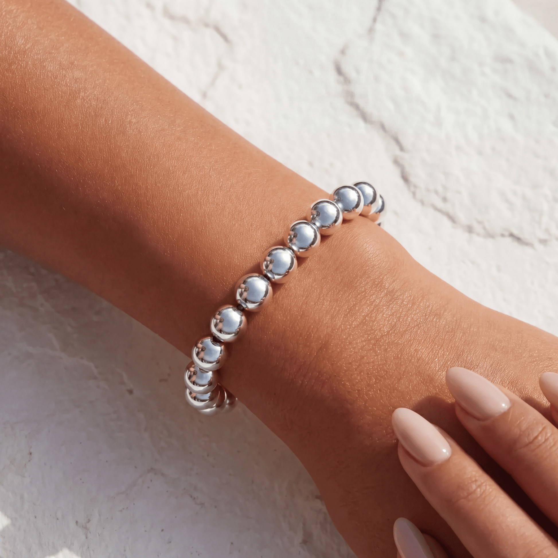 Classic 8mm Beaded Bracelet - Bara Boheme