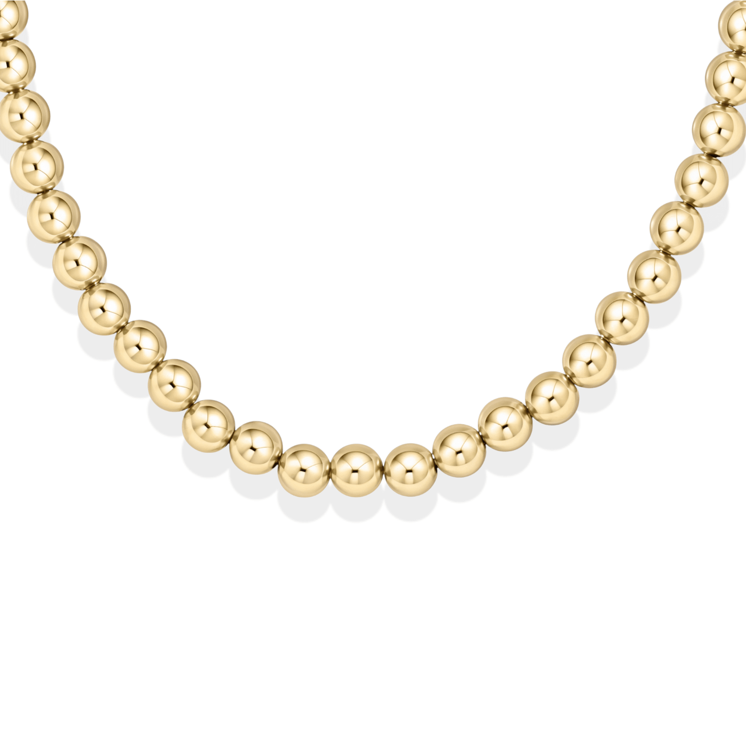 Classic 8mm Beaded Necklace - Bara Boheme