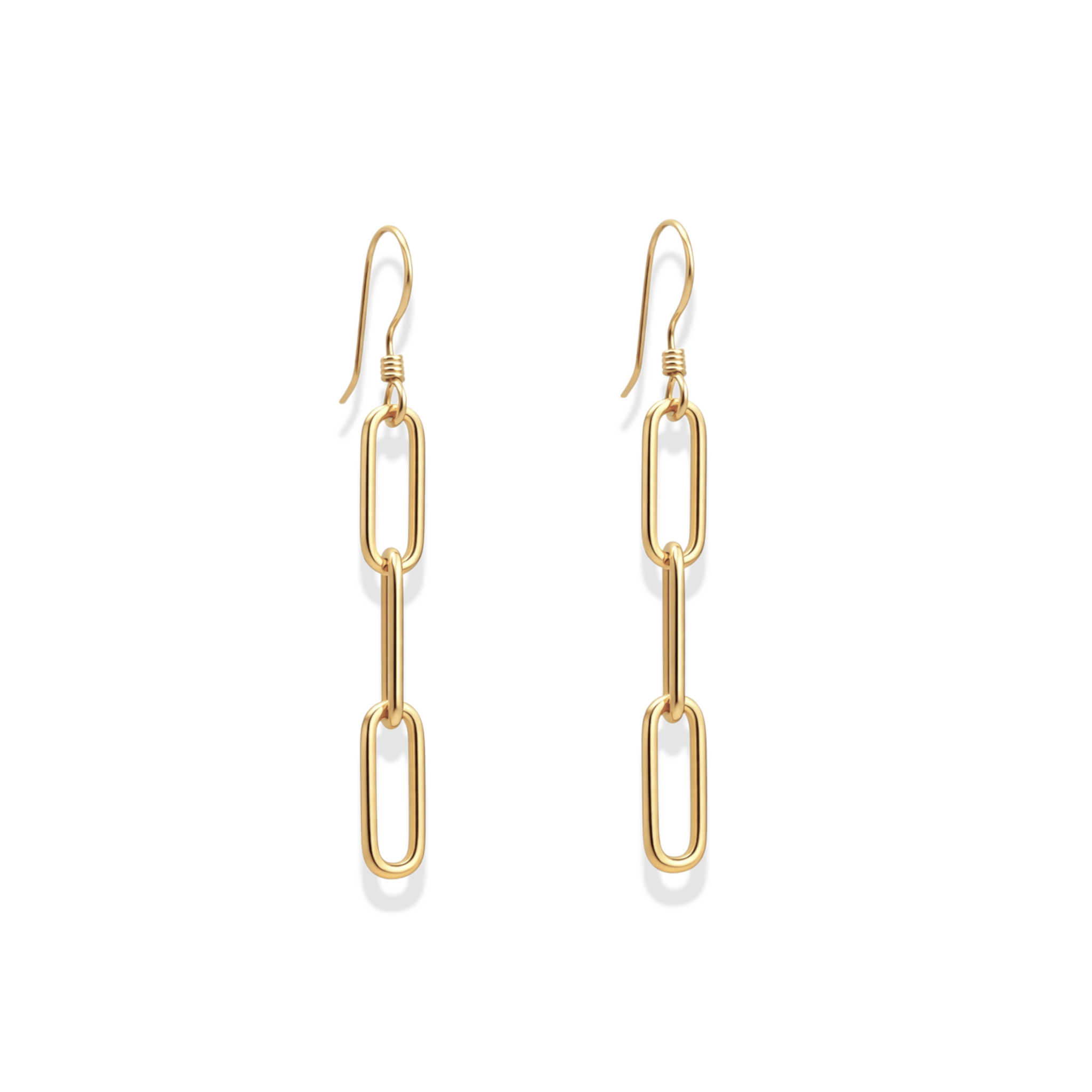 Classic Paperclip | 3 Link Earrings - Bara Boheme