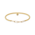 Classic Paperclip | Gold Filled Beaded Bracelet - Bara Boheme