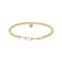 Classic Paperclip | Gold Filled Beaded Bracelet - Bara Boheme