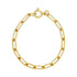 Classic Paperclip | Gold Plated Bracelet - Bara Boheme