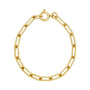 Classic Paperclip | Gold Plated Bracelet - Bara Boheme