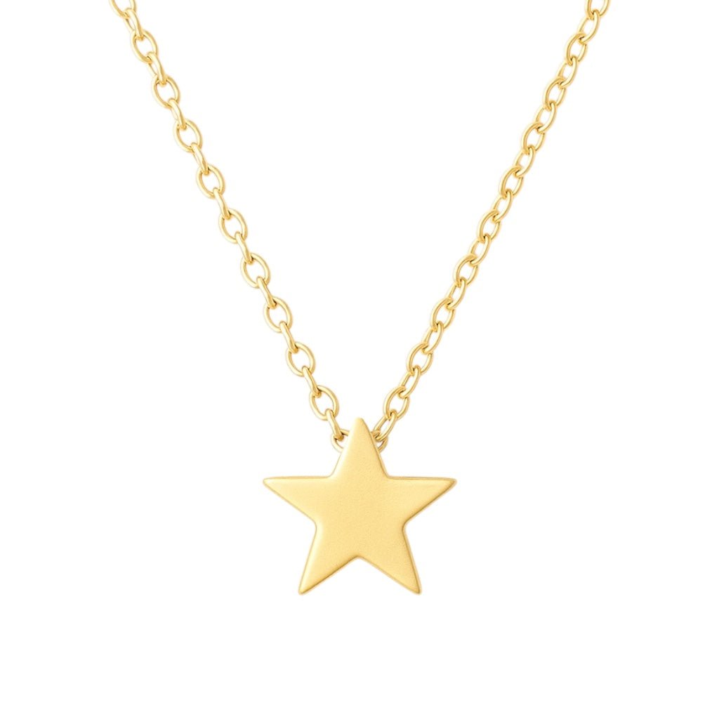 Classic Star | Gold Plated Necklace - Bara Boheme