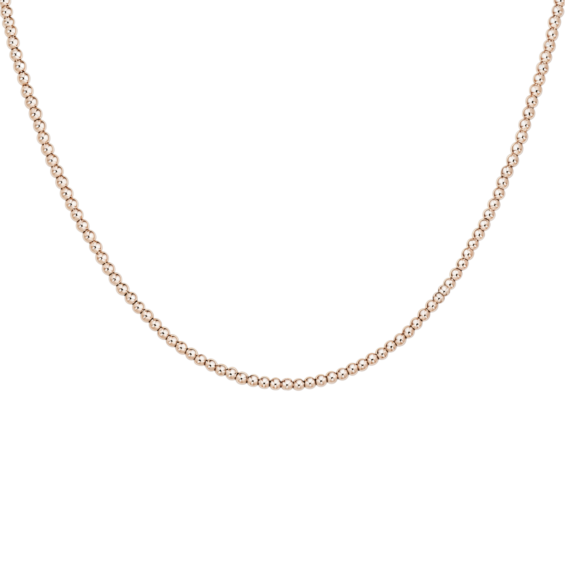 Classic 2MM | Gold Filled Beaded Necklace
