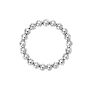 Classic | 3mm Beaded Stretchy Ring