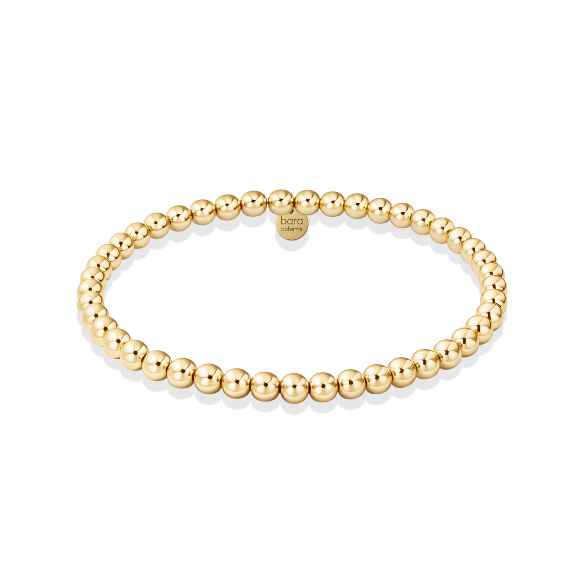 Classic 4MM | Gold Filled Beaded Bracelet