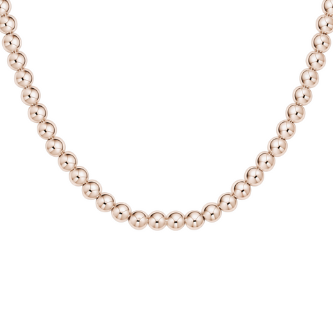 Classic 6MM | Gold Filled Beaded Necklace