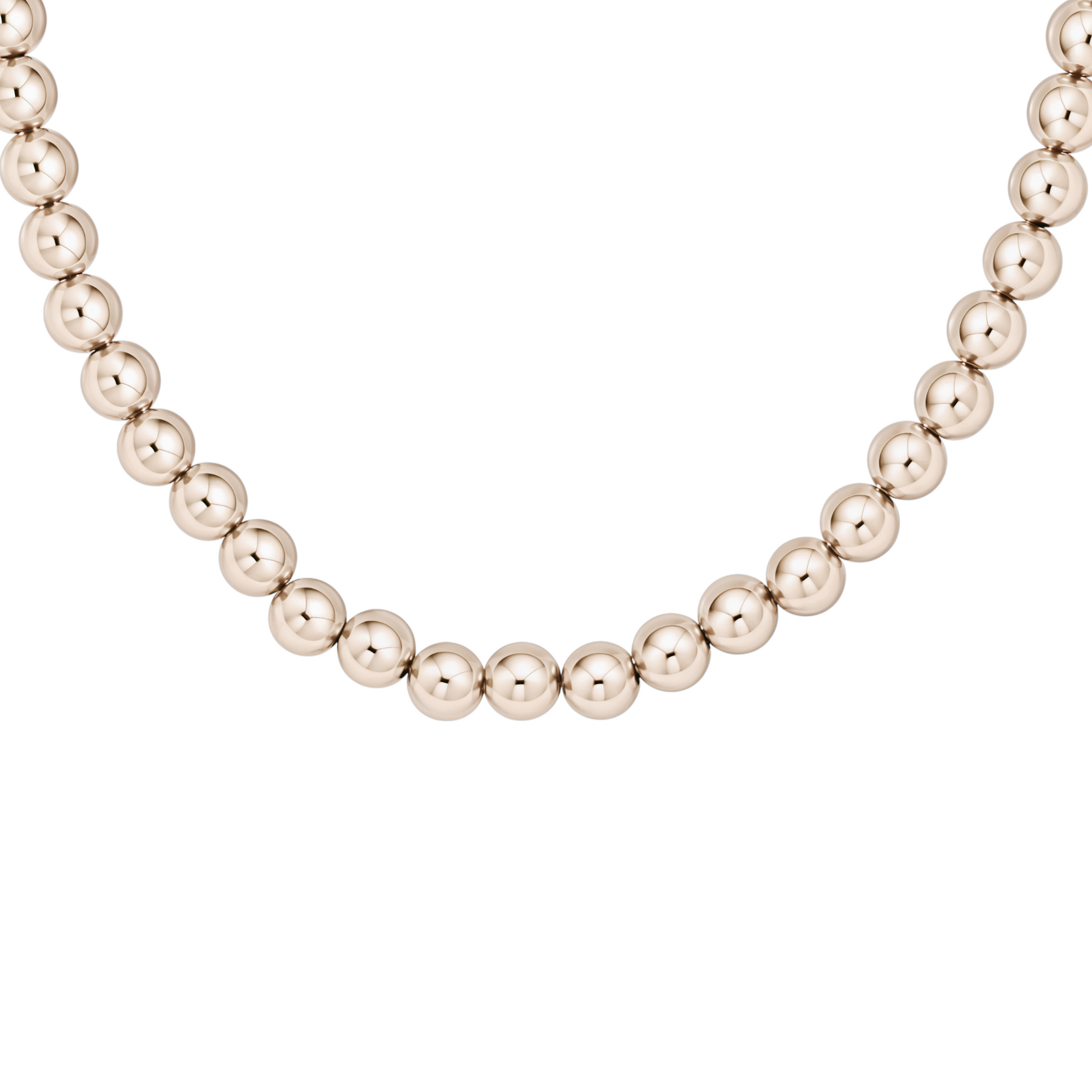 Classic 8MM | Gold Filled Beaded Necklace