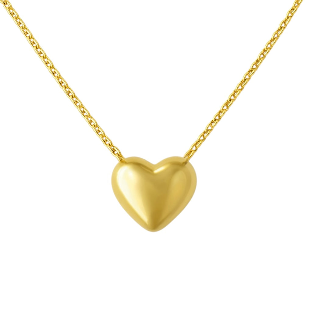Bubble Heart | CZ Necklace